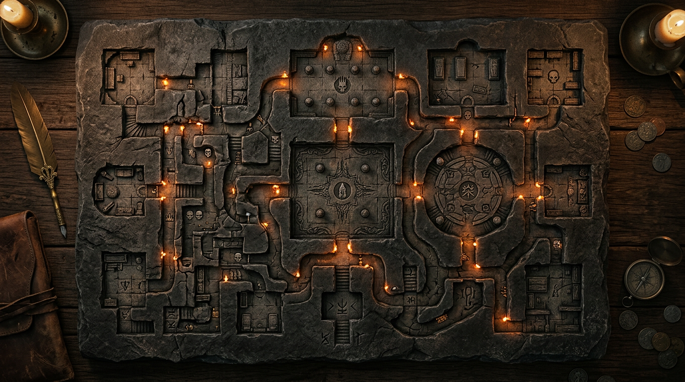 AI Dungeon Generator for D&D — Design playable dungeons with AI